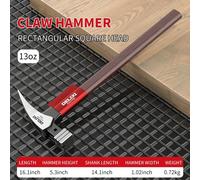 TEMU 1pc de Garra Profesional para Carpintería, de , para Clavos, Antideslizante, Multifuncional con Mango Aislado