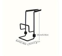 TEMU 1pc de organizador de fregadero de hierro expansible - Cesta de drenaje de cocina conveniente para el almacenamiento de cepillo, jabón, paño de cocina, esponja y toalla