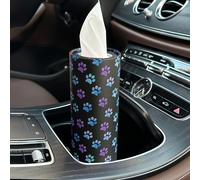 TEMU 1pc de Pañuelos para Coche Galaxia Azul con Tubo - Estuche Portapañuelos para Auto, Soporte para Vasos y Mesa de Comedor, Unisex