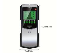 TEMU 1pc Detector de Pared 5 en 1, Escáner de Pared Electrónico con Pantalla LCD, Detector de Cajas Eléctricas, de Tubos de PVC