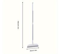 TEMU 1pc Escoba, Escoba Limpiadora de Palo Largo, Limpiador de Piso de Baño, Mopa de Limpieza Ajustable y Rotatoria para Limpiar Pisos Lisos/Barre Vidrios/Paredes