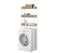 TEMU 1pc Estante de Baño, Estante de Baño, Estante para Lavadora, Estante de Baño de 3 Niveles, Estante Ahorrador de Sobre la Lavadora y el Inodoro, Ajustable, Multifuncional