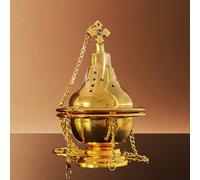 TEMU 1pc Exquisito Porta Incienso, Porta Incienso Colgante, Quemador de para Meditación, Porta Incienso Decorativo, Hermoso Porta Incienso Dorado