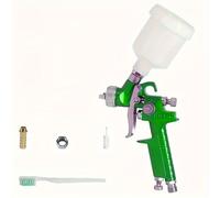 TEMU 1pc H2000 Pistola de Pintura en Aerosol Verde Calibre 1.0, Operación Manual Sin Carga, Compatible con Varios Modelos - Herramienta de Pintura DIY, Pintura de |Diseño Ergonómico|Accesorio Incluido