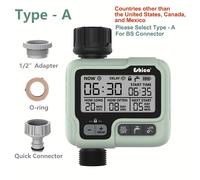 TEMU 1pc HCT-322 Temporizador de Agua Automático Jardín Máquina de Riego Digital Temporizador de Aspersor Inteligente Uso en Exteriores para Ahorrar Agua y