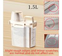 TEMU 1PC Hermético para Detergente en Polvo con Medidora - Dispensador de Lavandería, Suministros de Limpieza para Cuarto de Baño, Hotel o Hogar - Organizador Doméstico
