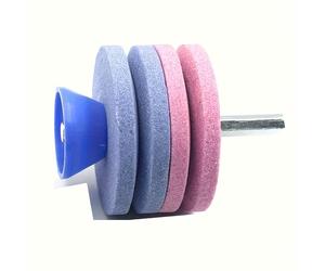 TEMU 1pc Hoja Herramientas de Jardín Piedra de Afilar Más Rápida, Afilador Universal de Brocas Rotativas para Cuchillos, Cepillos y Motosierras
