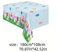 TEMU 1pc Mantel de Temático de Peppa con Peppa y - Decoraciones para , Mesa de Navidad, Mantel de Papel y Suministros para Fiestas