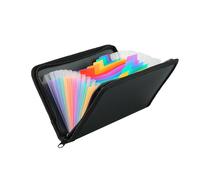TEMU 1pc Mini A6 Organizador de facturas compacto con cremallera de PP, diseño de , 13 compartimentos, para guardar facturas, tarjetas de y recibos, ×20Cm×13Cm (8.27Inch×7.87Inch×5.12Inch)