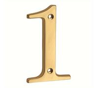 TEMU 1pc Número de Casa de Metal de 4" 101Mm, Número y Letra de Casa de Latón Sólido, Número de Casa de , Letrero de Dirección de Buzón, Número de Casa Exterior #0-9