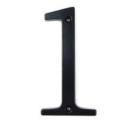 TEMU 1pc Número de Casa Moderno 4" 101mm, Aleación de , Placa de Dirección Metálica, Número de Puerta Exterior #0-9