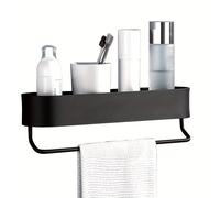 TEMU 1pc Organizador de Baño con Almacenamiento Antideslizante y Toallero para Accesorios del Baño
