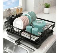 TEMU 1pc Organizador de Platos Grande con Escurridor, Soporte para Utensilios Anticorrosivo, Ahorrador de en la Encimera, Regalo Ideal para de la
