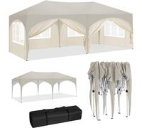 TEMU 1pc, Pabellón, Pabellón plegable 3X6 6 paredes , Tienda de fiesta, Impermeable, contra los rayos UV, Ajustable , con bolsa de transporte, para jardín y camping al