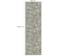 TEMU 1pc Papel pintado autoadhesivo de flores y pájaros, 17.7in*118in, papel pintado de removible, pegatinas de renovación para , dormitorio, pared y muebles, decoración de pared estética de otoño
