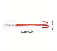 TEMU 1pc Pinzas para de BBQ, Pinza de Aluminio para Comida , Pinzas Portátiles, Accesorios para , Herramienta de 50.8cm