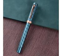TEMU 1pc Pluma Estilográfica de Lujo Impresionante, Punta de 0.5mm, Unisex, Profesional, Ejecutiva para Oficina, Pluma de Regalo, con Conversor de Tinta