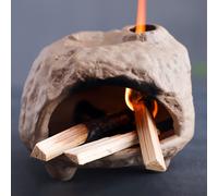 TEMU 1pc Quemador de Cerámica Artesanal para Incienso, Soporte para Palo Santo y - Meditación/Yoga | Aromaterapia (Multiuso/Relajante/Cerámica No Tóxica)