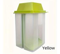 TEMU 1pc Recipiente para Verduras con Abatible y Filtro, Tarro de Plástico Multifuncional con Pinzas Reutilizables para de Forma