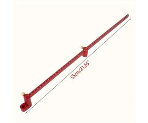 TEMU 1pc Regla de para Carpintería de 320mm/550mm, de , de de Aluminio Alargado, para Torneado de Madera, Trabajo en Torno de Tazones