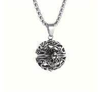 TEMU 1pc Retro Quemador de Incienso Hueco Flor y Colgante de Pájaro Gawu Abriblezable Collar Joyería de Moda para Hombres y Mujeres