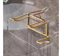 TEMU 1pc Soporte Adhesivo DONGZHANGGUI para Secador de Pelo de Pared - Instalación Sin Taladro, Estante Organizador de Baño Ahorrador de , Fácil Remoción, Compatible con Secadores de Pelo