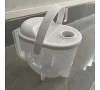 TEMU 1pc Taomi Hogar Cocina Utensilios Cocina Arroz Cesta Colador Hombre Lavadora de Arroz Convectiva Plástico Dos Agua