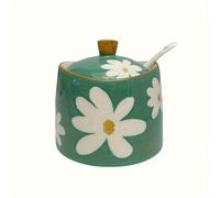 TEMU 1pc Tarro de Cerámica para Condimentos Resistente a Altas Temperaturas, Tarro para Aceite de Chile, de Especias de Cocina, Tarro para , Tarro para Sal