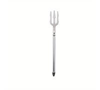 TEMU 1pc Tenedor Tridente de Acero Inoxidable - Versátil para Cena, Ensalada y Postre | Mango Largo, Acabado