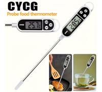 TEMU 1pc Termómetro De Cocina Digital - Platos Cocidos Sin Vez Con TP300