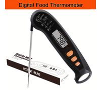 TEMU 1pc Termómetro de Cocina, Medición Rápida de , Precisión, Diseño Plegable, Batería No Incluida