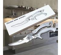 TEMU 1pc Tijeras de Cocina de Acero Inoxidable, Tijeras con para Pescado, Carne, Pollo, Pollo , Verduras y Varios Alimentos de Cocina, Herramienta de Cocina, Tijeras Domésticas, Suministros de Cocina