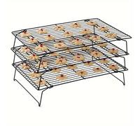 TEMU 2/3 piezas, rejilla de enfriamiento plegable y apilable para hornear alimentos, ideal para galletas, pan, pasteles y más, herramienta para hornear, utensilio de cocina, accesorio de cocina.