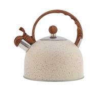 TEMU 2.5L Tetera de Acero Inoxidable con Silbato, Tetera para Cocina de Gas, Ideal para Hervir Café y Té, Utensilio para