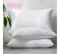 TEMU 2 almohadas de sueño de calidad diseñadas para hundimientos y soporte cervical. Suaves, cómodas, lavables a máquina, ideales para uso en casa, dormitorio o hotel, ¡ para todas !