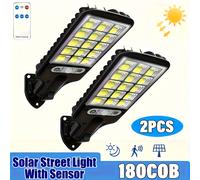 TEMU 2 luces solares LED de pared de con sensores de movimiento, de iluminación, fáciles de instalar para de jardín al , se iluminan automáticamente por , luces solares para exteriores
