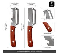 TEMU 2 peladores de acero inoxidable premium con engrosados, herramienta para rallar, pelar y cortar . Ideal para cocinas domésticas, fiestas, camping, picnics y reuniones navideñas (2 piezas)