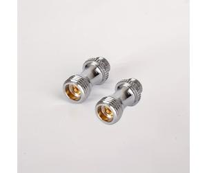 TEMU 2 Piezas Adaptador de Tuerca de 1/8 | Accesorios Neumáticos de Acero Inoxidable | Universal para Aerógrafo