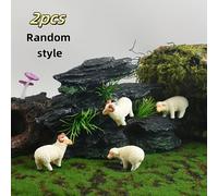 TEMU 2 piezas, Adornos de en Miniatura, Estilos Aleatorios, Jardinería de Jardín, de Micro-Paisaje de Patio, Estatuas Decorativas