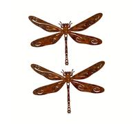 TEMU 2 Piezas de Decoración de Jardín de Vintage en Metal - Esculturas de Hierro para Exteriores, Adecuadas para , Navidad, Día de San Valentín - Estatuas de Insectos en Metal