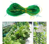 TEMU 2 piezas de malla de PVC resistente para jardín - Soporte para plantas trepadoras, flores y verduras, material duradero resistente a con fácil instalación y estacas para jardinería al