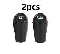 TEMU 2 Piezas de Mini de Basura para Coche Compacto con y Cierre de Un , y , Organizador Portátil de Plástico Duradero, Accesorio para Limpieza y Interior del Auto