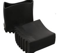TEMU 2 piezas de protector de patas para escaleras plegables, cubrepatas de goma para muebles y escaleras de 6 pies, accesorios antideslizantes para escaleras, alfombrilla para escaleras