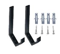 TEMU 2 piezas de soportes para de tamaños grande y pequeño, ganchos colgantes de plástico, colgadores de pared, perchas para sombreros, guantes, bolsos, zapatos, perchero para ropa, gancho ABS