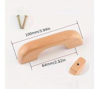 TEMU 2 Piezas de Tiradores de Cajón de , Manijas de Madera de de U, Adecuados para Cocinas, Tocadores, Armarios y Muebles