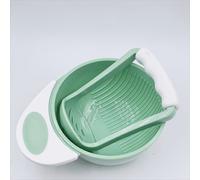TEMU 2 Piezas de Triturador de Frutas Manual: de 11.5 cm/4.52 Pulgadas y Rallador de 8.1 cm/3.18 Pulgadas - Ideal para Hacer y de Frutas - No Requiere Electricidad - en Plástico Duradero