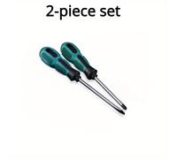 TEMU 2 piezas/juego de destornillador magnético de cabeza /chanfrada y puntas Phillips de 3 mm a 6 mm, destornillador antideslizante para reparación, mejora de artesanía, de 3"-4"