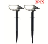 TEMU 2 Piezas Luces Solares para Jardín Exterior, Patio y Césped con Enchufe - Lámparas Decorativas Solares Árbol
