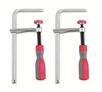 TEMU 2 Piezas/Set Abrazaderas de Guía con Mango de Madera de 160 mm y Brazo de Acción con Tornillo para Mesa de Carpintería MFT y de Corte