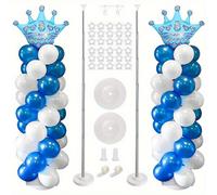 TEMU 2 Sets, Kit de Soporte de Columna de Globos, Soporte Ajustable para Globos, Adiciones de Globos, para Boda, Navidad, Suministros de Decoración para de , Acción de Gracias, Festival de